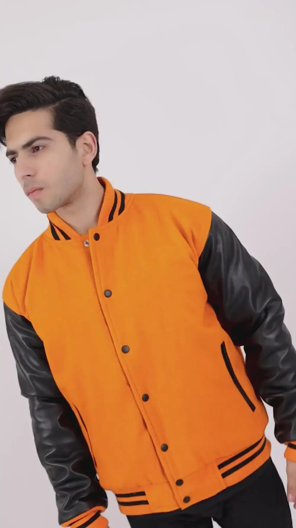 Varsity Jacket Hero Section Men,s