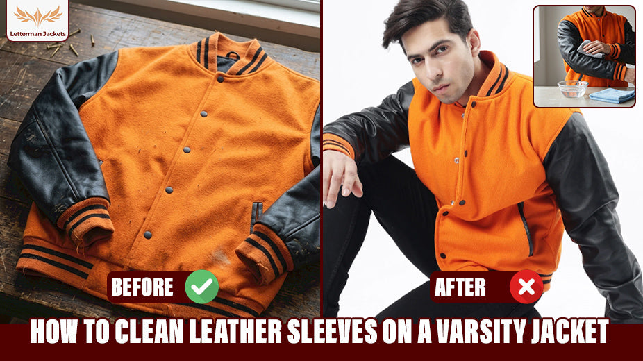 How to Clean Leather Sleeves on a Varsity Jacket