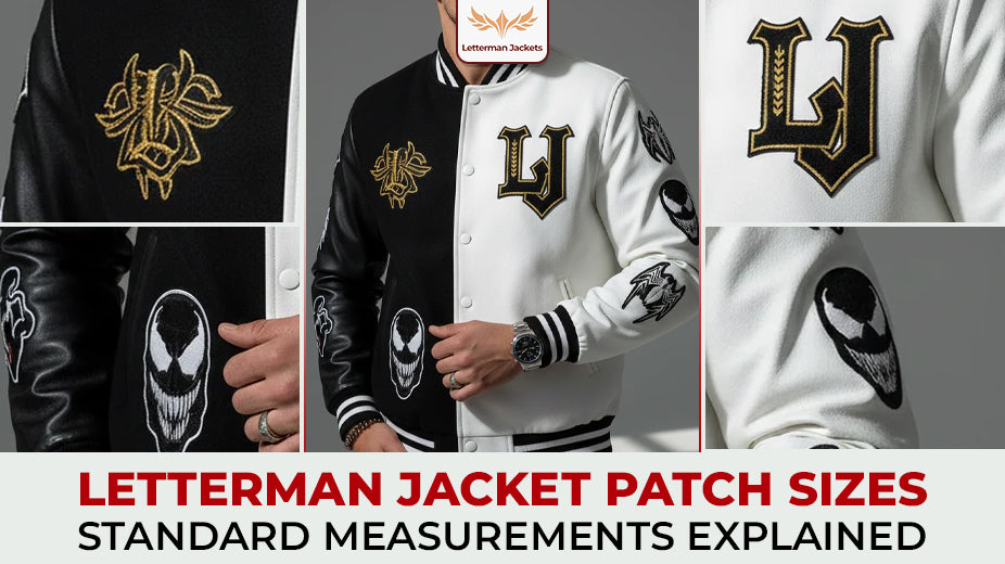 Letterman Jacket Patch Sizes: Standard Measurements Explained