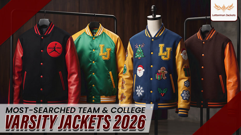 Most-Searched Team & College Varsity Jackets 2026