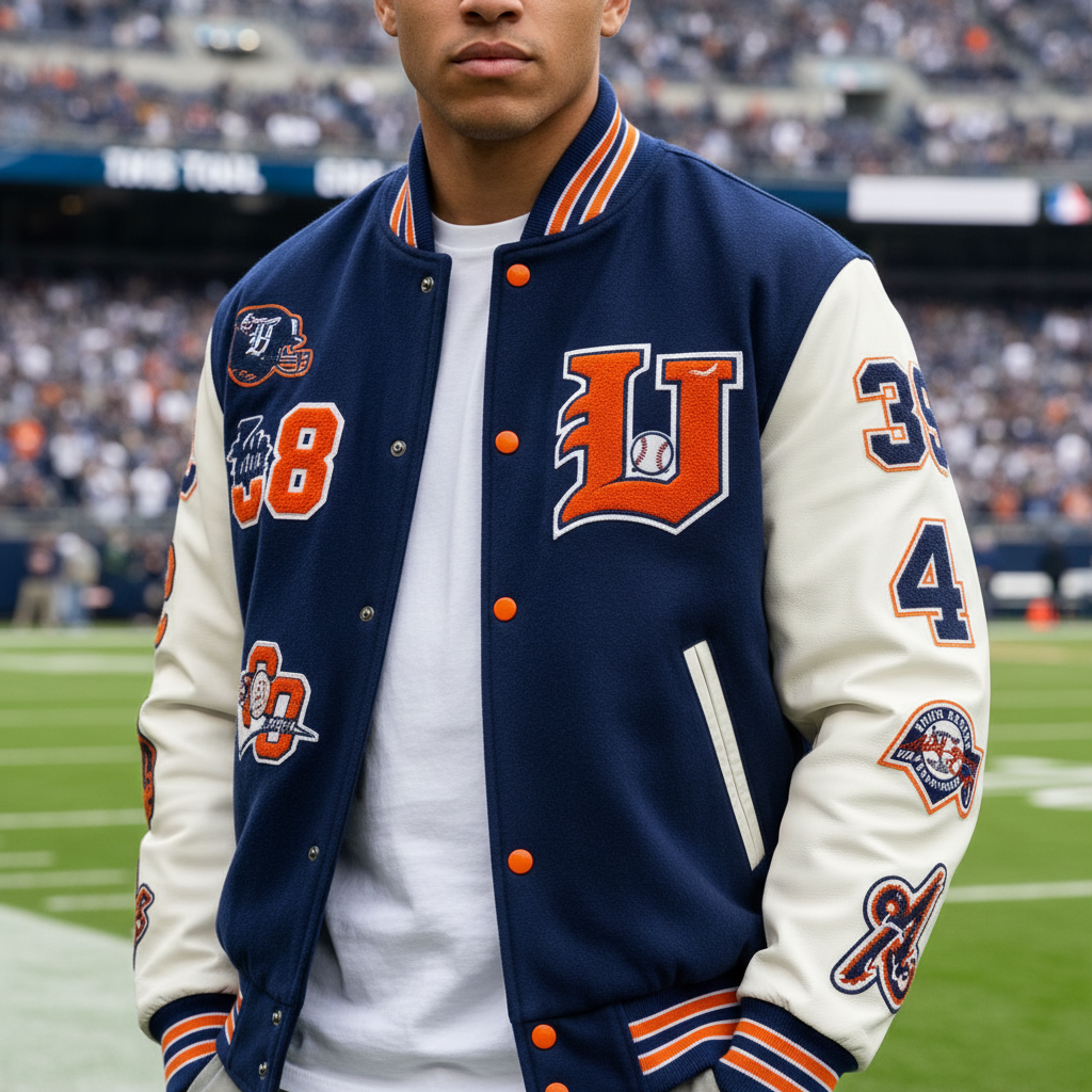 Detroit Tigers Letterman Jacket – Comfort Meets Style