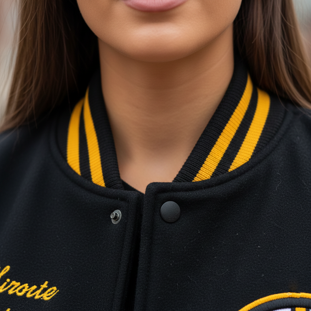 Bruins Letterman Jacket – Stylish, Cozy Fan Gear for Girls & Moms