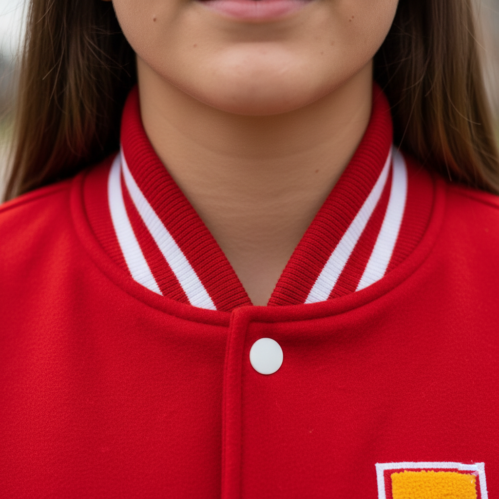 Varsity Jacket Teens – Wool Blend, Unisex Fit (XS-6XL), Perfect for Casual Wear