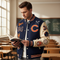 Chicago Bears Letterman Jacket | Classic Varsity Fit XS-6XL