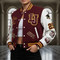 Crop Varsity Jacket Women's | Premium Wool Leather Cropped Letterman XS-6XL