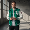 Green And White Letterman Jacket, All-Day Comfort & Street-Ready Edge