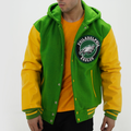 Philadelphia Eagles Letterman Hoodie Jacket For Men