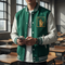 Pine Green Letterman Jacket – College Campus Varsity