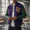 Purple And Green Letterman Jacket – Limited Varsity Edition