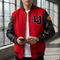 Red and Black Letterman Jacket | Varsity Style for Boys & Men