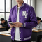 Satin Purple Jacket | Trendy Style for College Students, Custom Fit