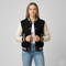 Black and Cream Letterman Jacket – Premium Wool & Leather Varsity Style