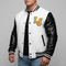 Black White & Gold Letterman Jacket – Bold Looks, Big Impact