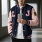 Pink And Blue Letterman Jacket – Bold Varsity Style | XS–6XL