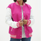Pink Women's Baseball Letterman Jacket | Wool Body Leather Sleeves Varsity