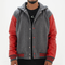 Seniors Letterman Varsity Hoodie Jacket | Wool & Leather Construction