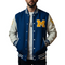 UMich Varsity Jacket with Custom Patches & Premium Stitching